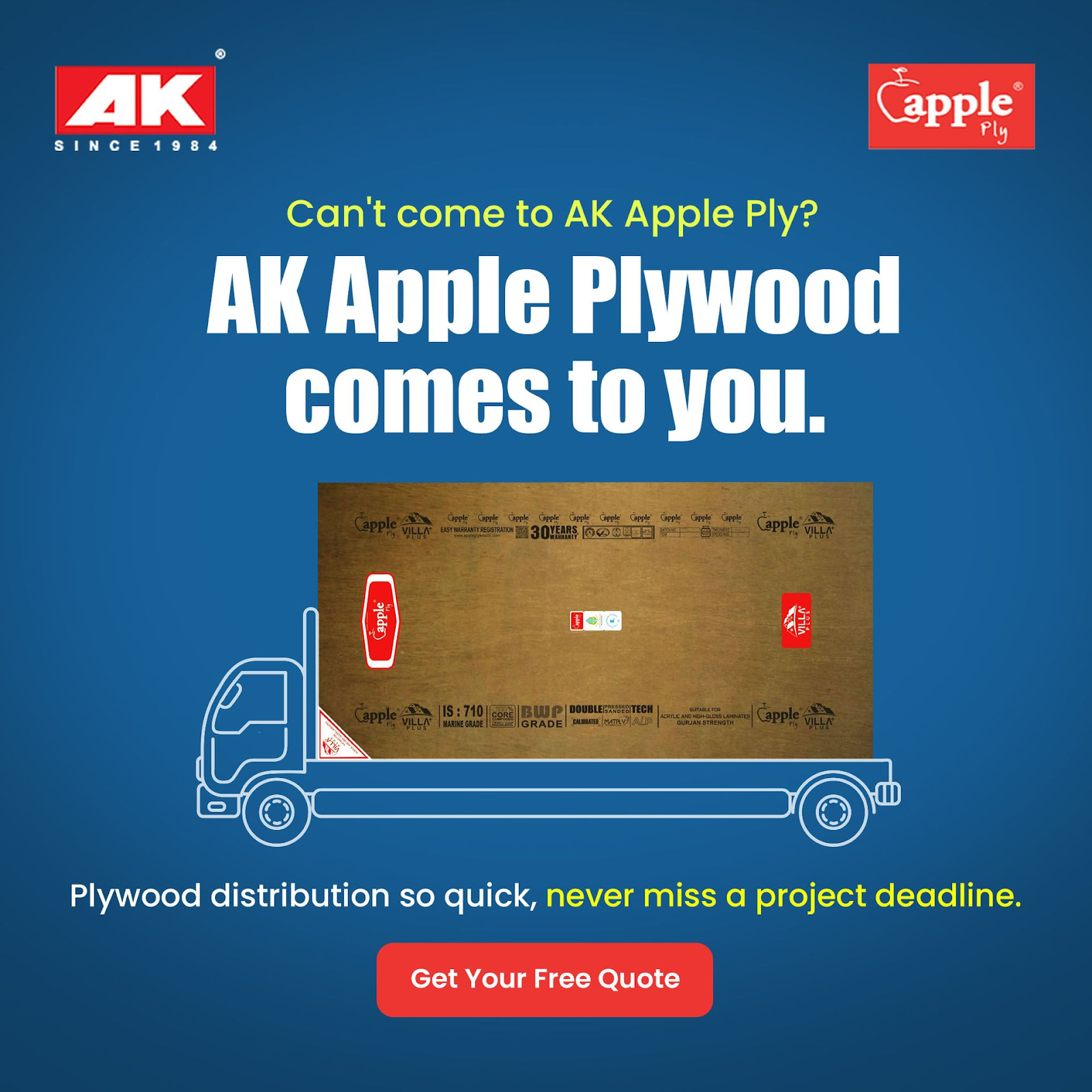 Apple ply wood