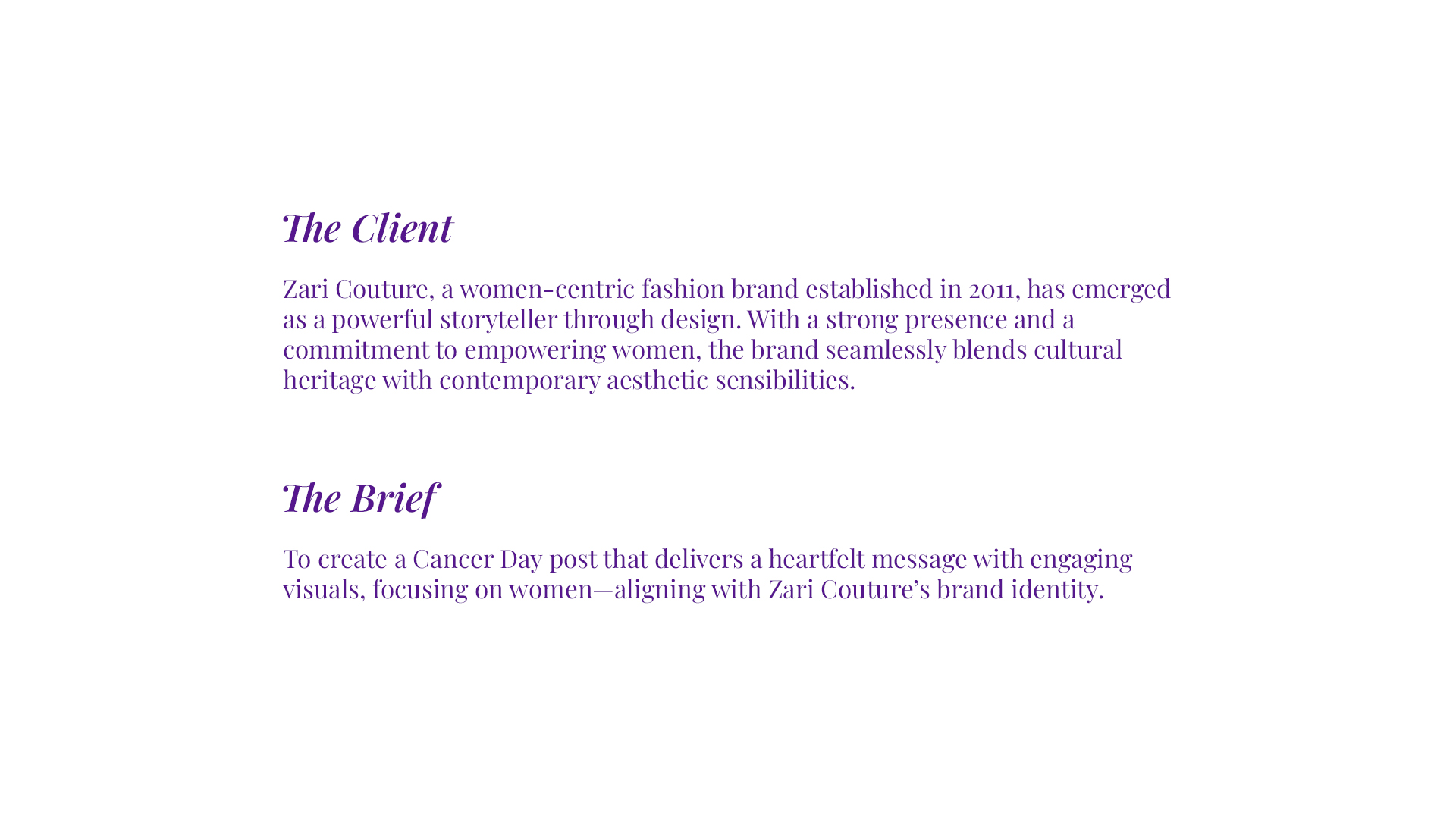 ZARI WORLD CANCER DAY 02